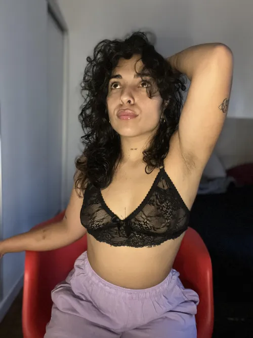 My armpit is starting to get prickly. I think I'll let it grow for a while.