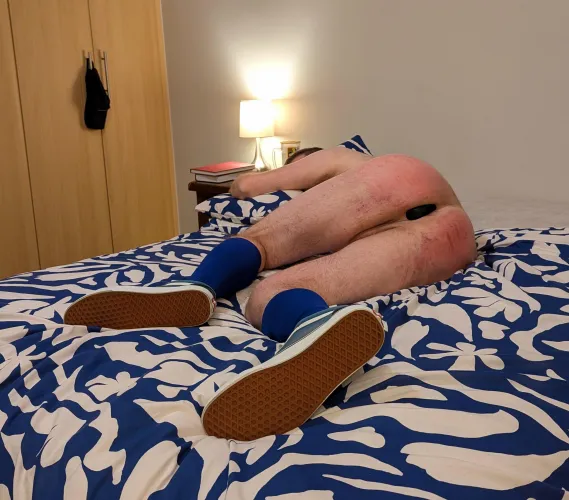 Some R&R after earning and receiving another sore and swollen bottom 😭