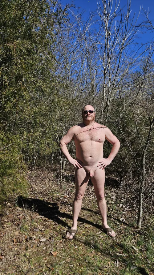 The sun feels great today