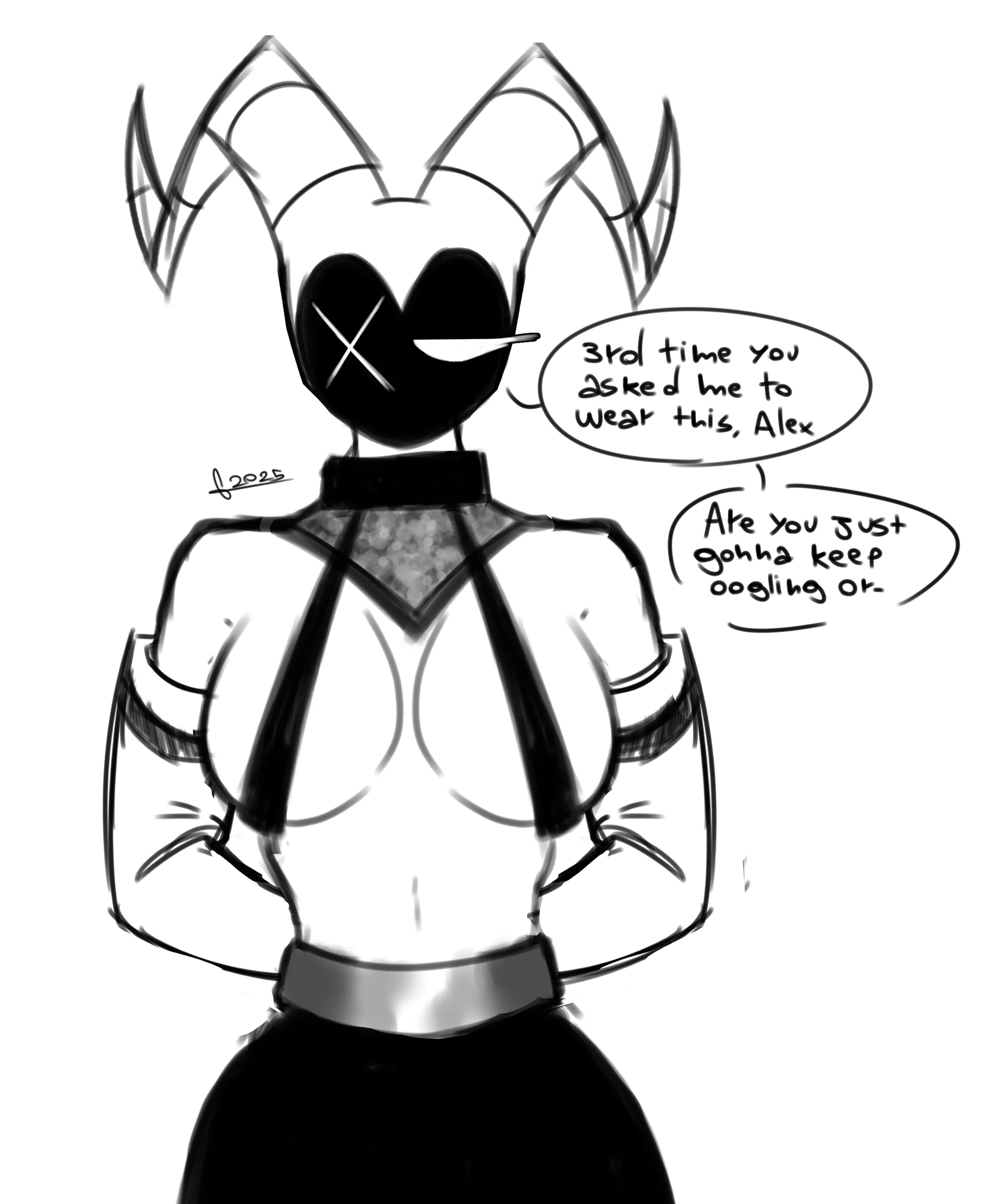 thinking of drawing some requests, if you have any questions/ideas for my two goobers, feel free to share :p (OC)