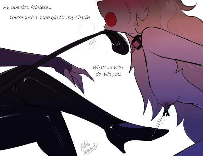 Vaggie treating Charlie/Rp request/