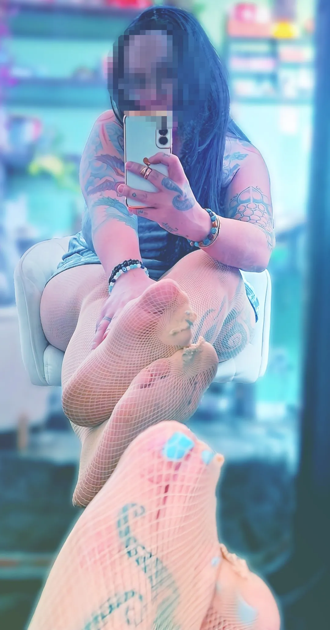 What would you do for the privilege to tickle me between the nude netting?