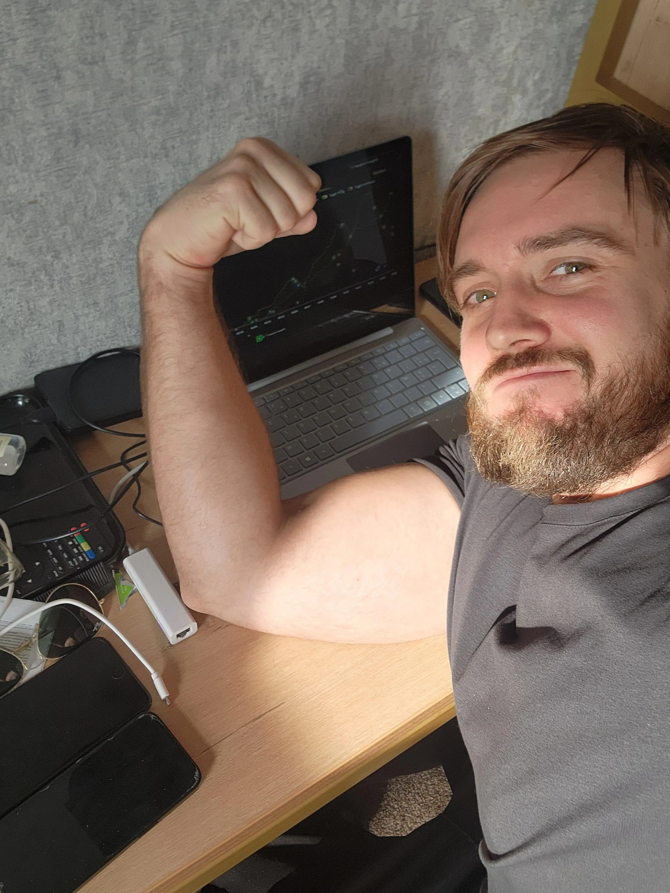 When you win a game online and are proud