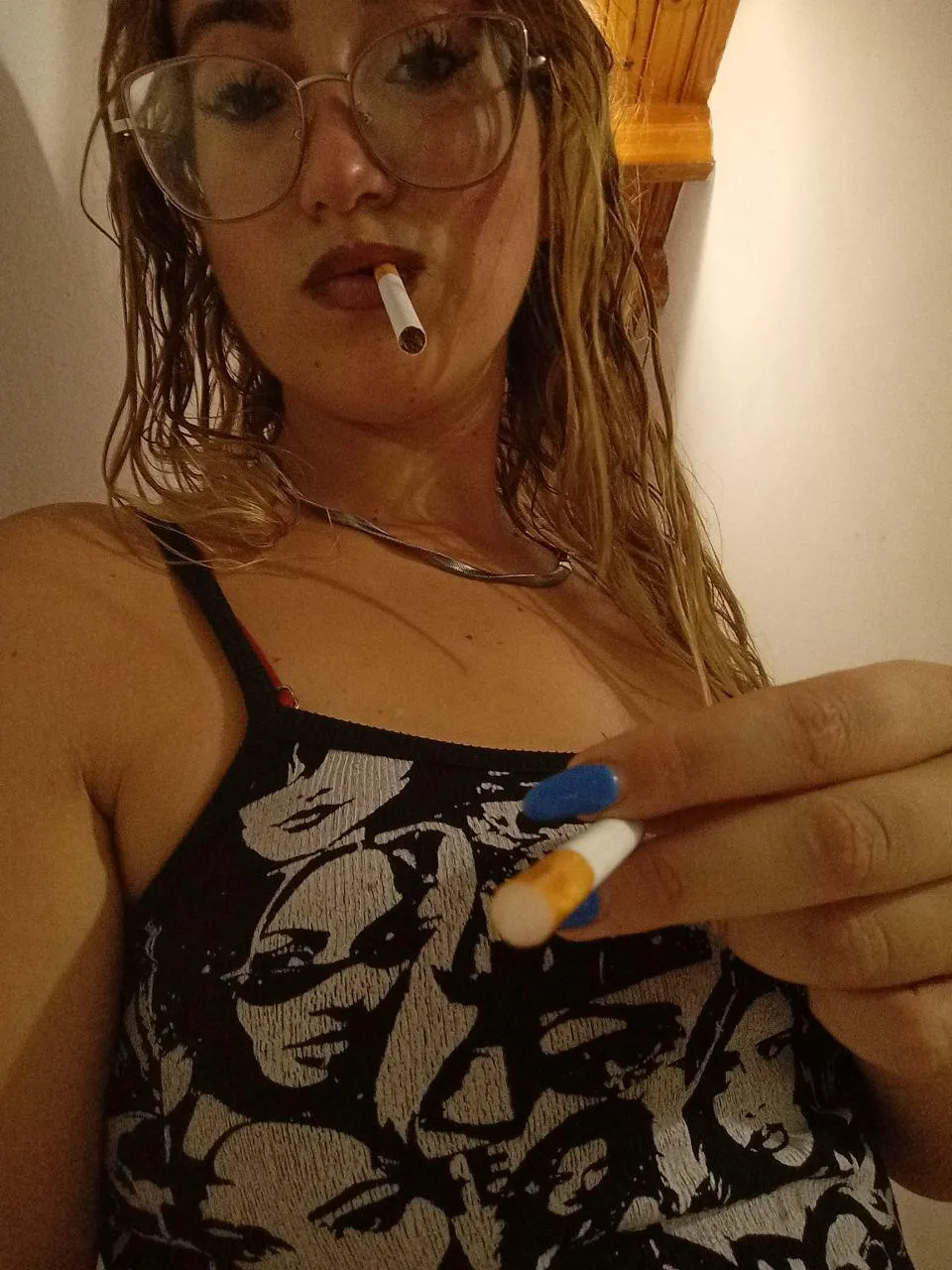 would you date a girl that smokes more than you? ;)