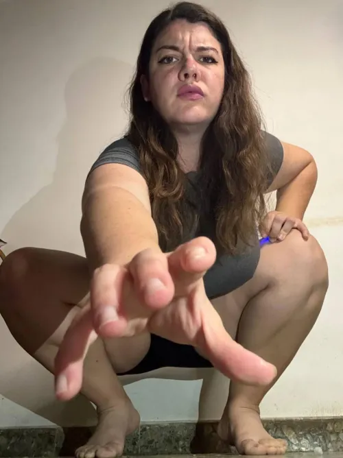 You shouldn't have entered my house WITHOUT PERMISSION. Now you will be my toy and my food.