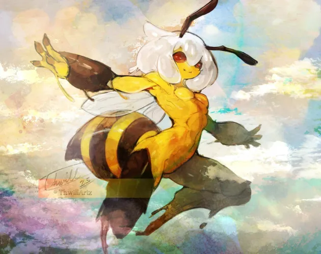 Bee Themed Goobug by @Thwillartz