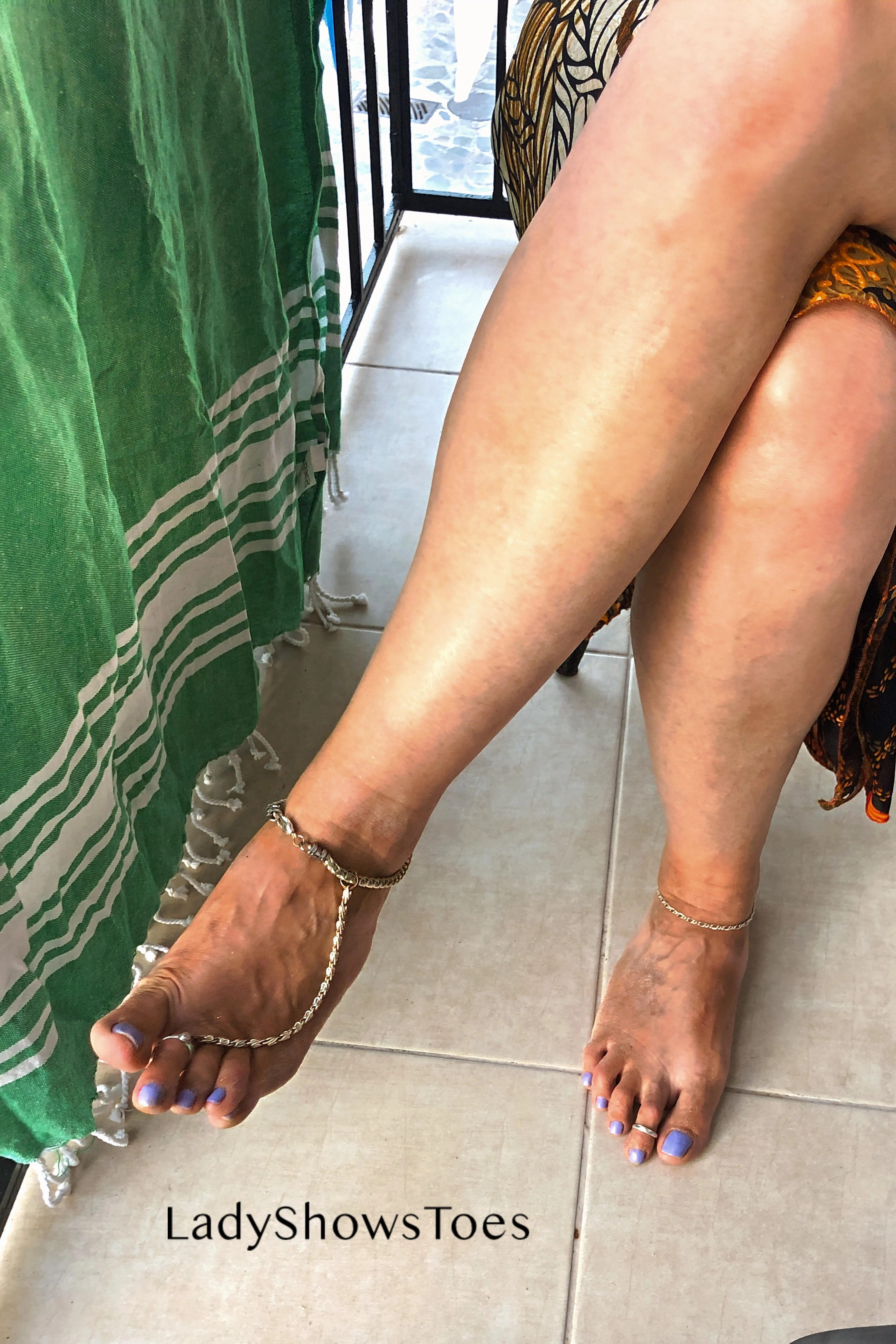 Canadian feet in Europe.