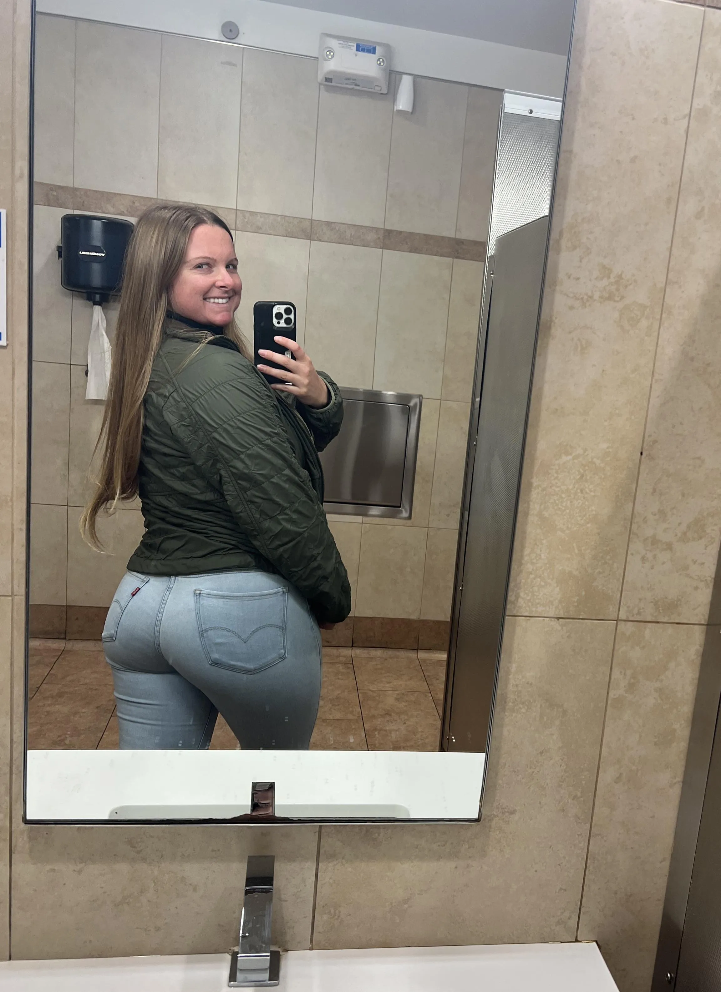 Cold outside. But this ass is hot.