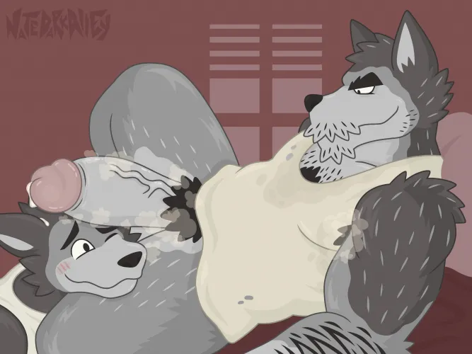 (Content Warning: Incest)

After a long day at work, dad just wants to lay down and relax those big sore muscles, and his boy is ready to welcome him with a good sniff... 🥴☁️  [MM]  (@NateDarkAlley)