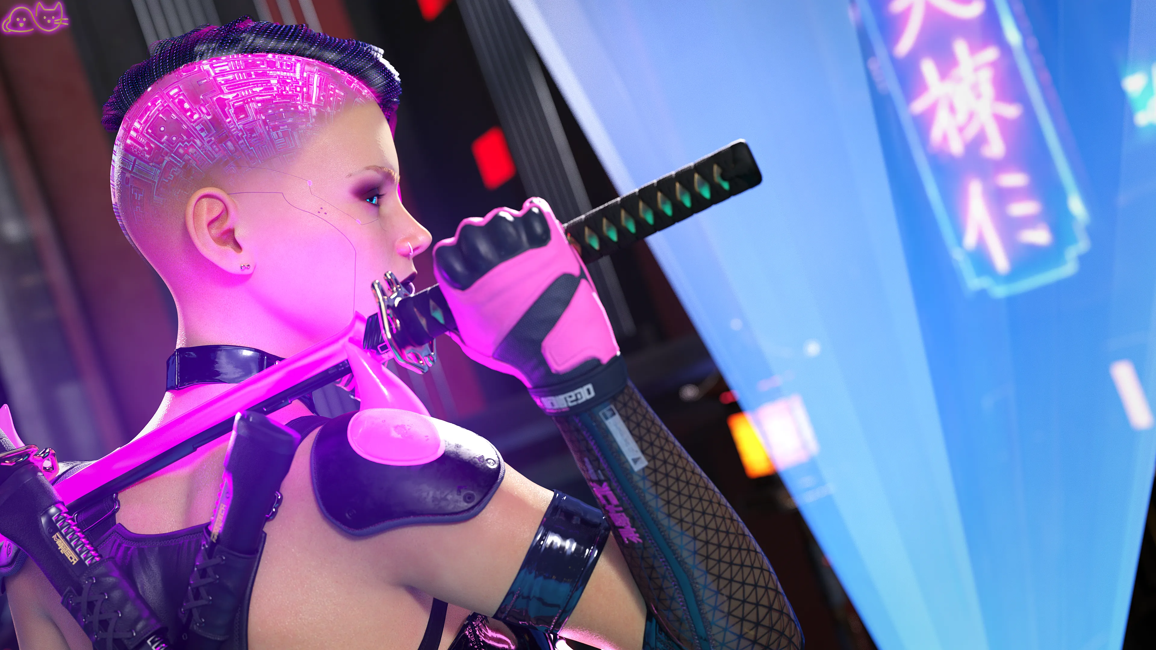 Dianna Cyberpunk concept art