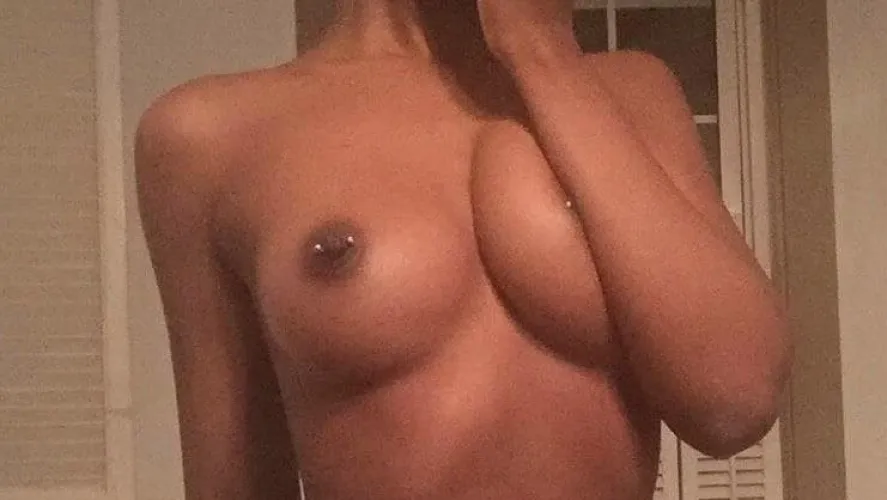 f20 brown asian pierced nipples