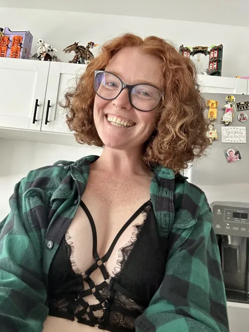 Flannels are perfect because I can sneak lingerie on under them and no one will know lol