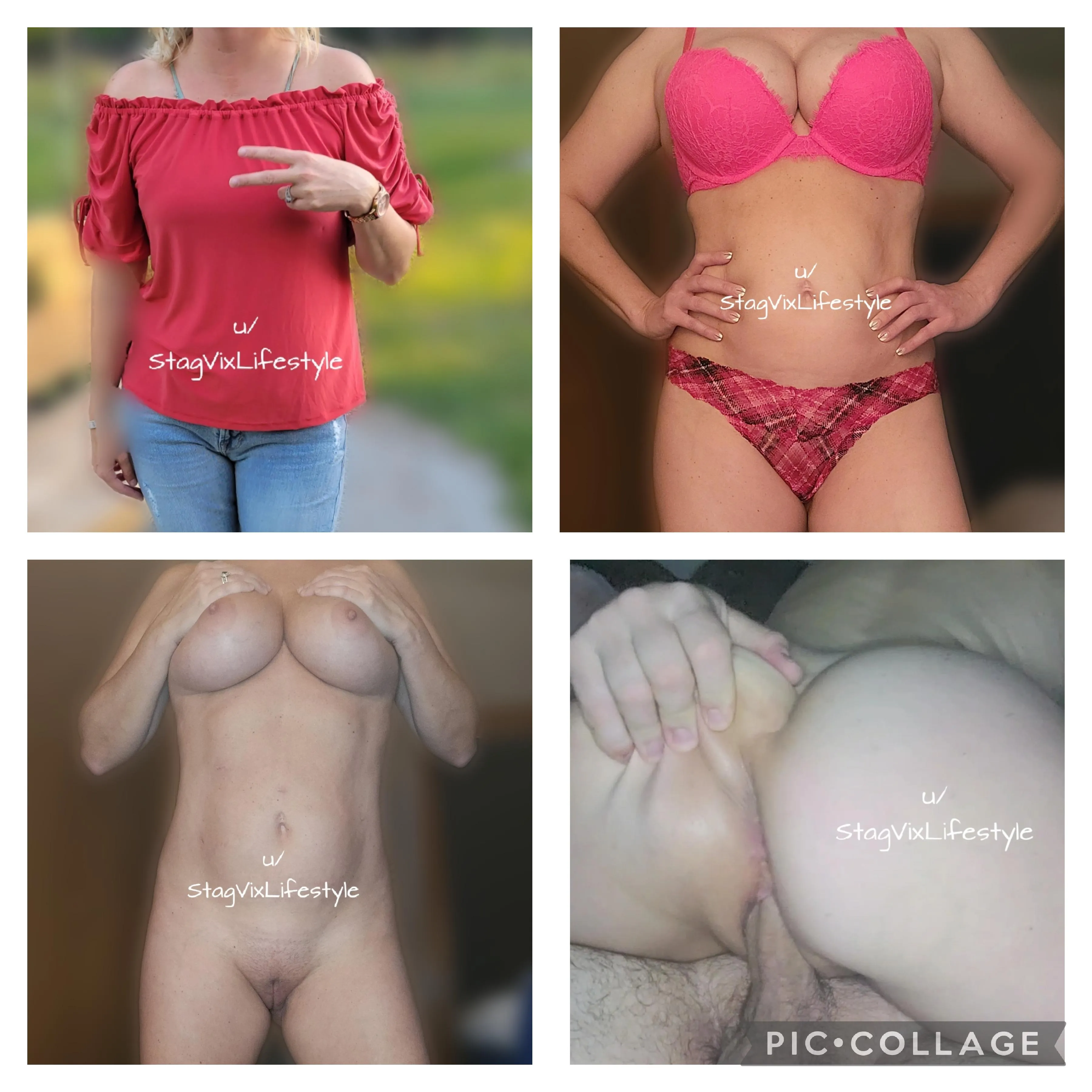 How the public sees me, versus how my BFs see me, versus what hubby sees when BF is over. 