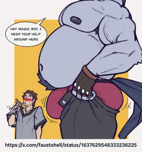 Hugo is too thicc and big (faustohell)