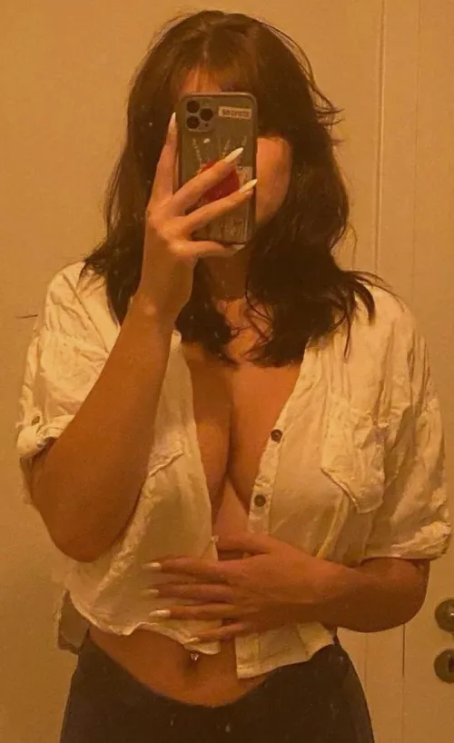 i have delicious looking boobies, wanna suck it