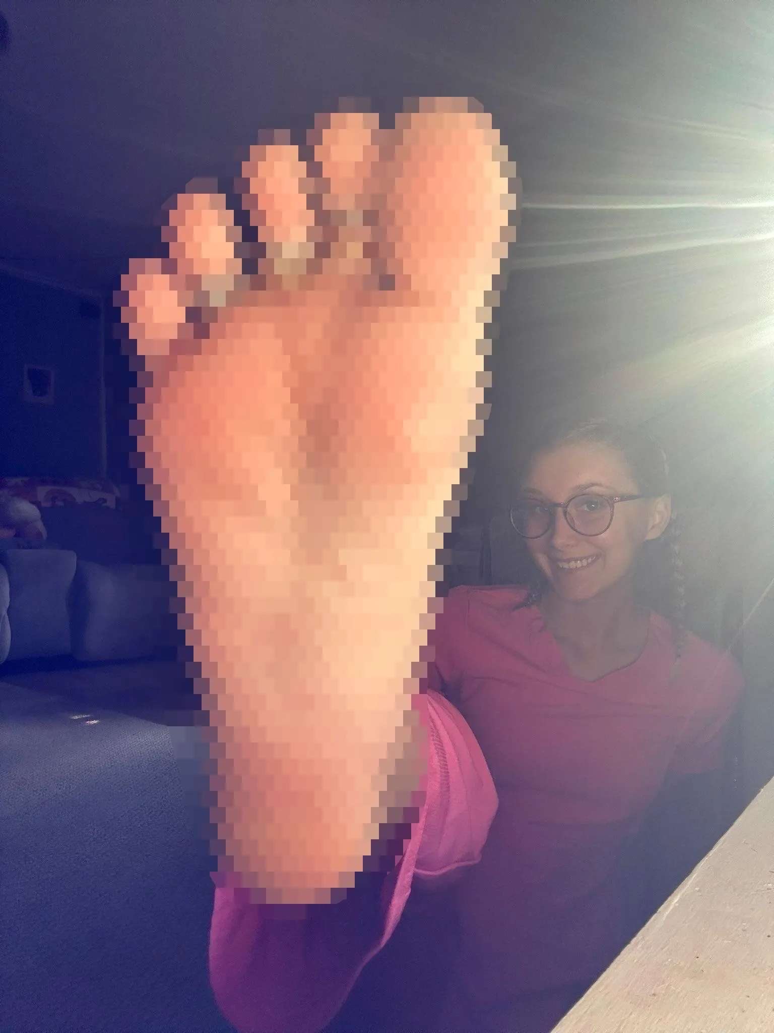 If you can suck the rings off of my toes in under a minute I will maybe let you cum tonight...!