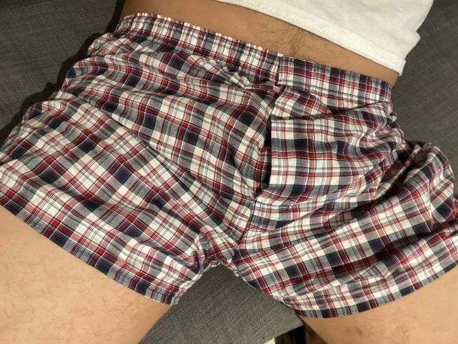 Love hanging around the house in my boxers all day 🥱💤