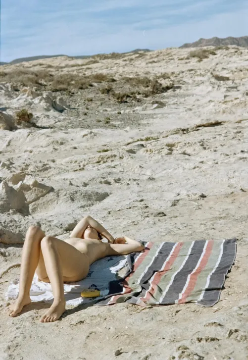 My partner captured our nude beach day on film