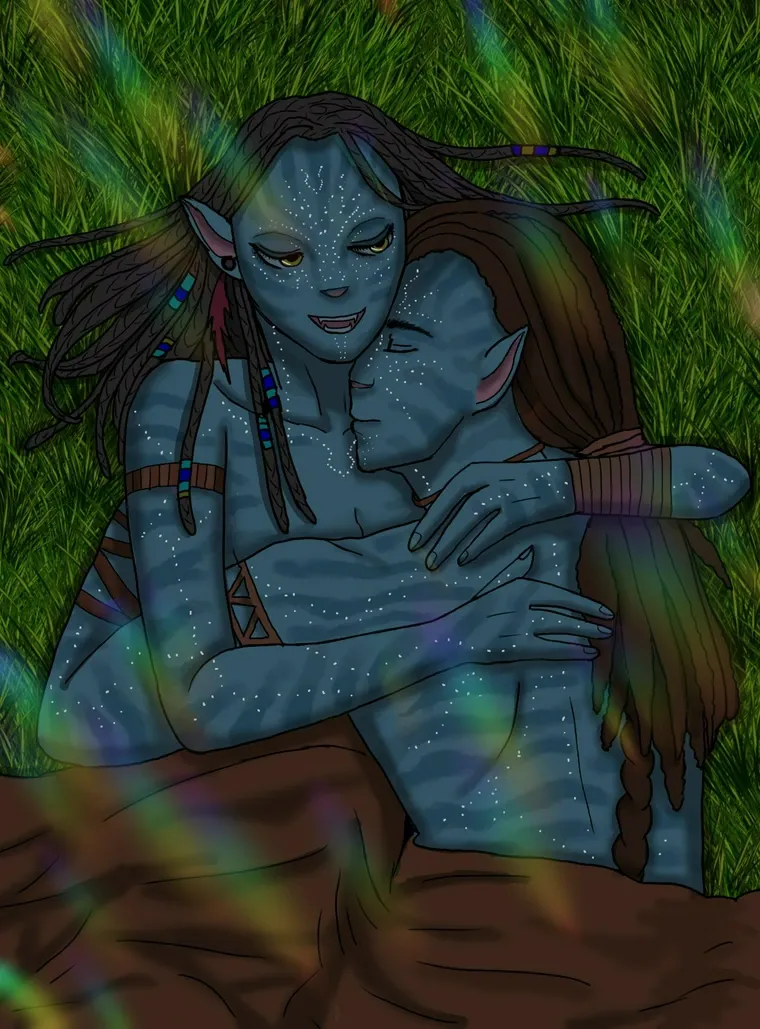 Neytiri & Jake in each other's arms (imalive000)