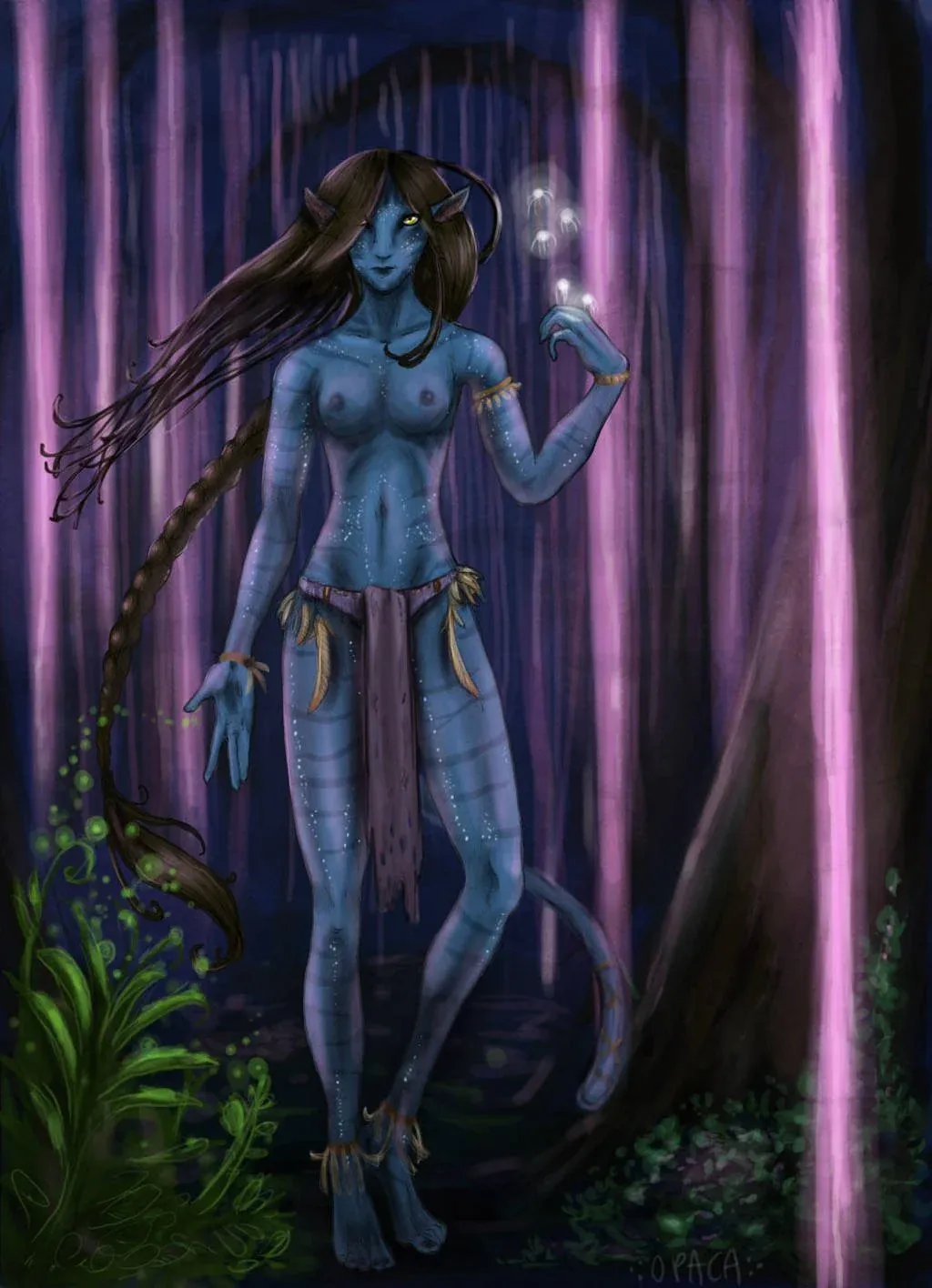 Nude Omatikaya under the Tree of Voices (Opaca)