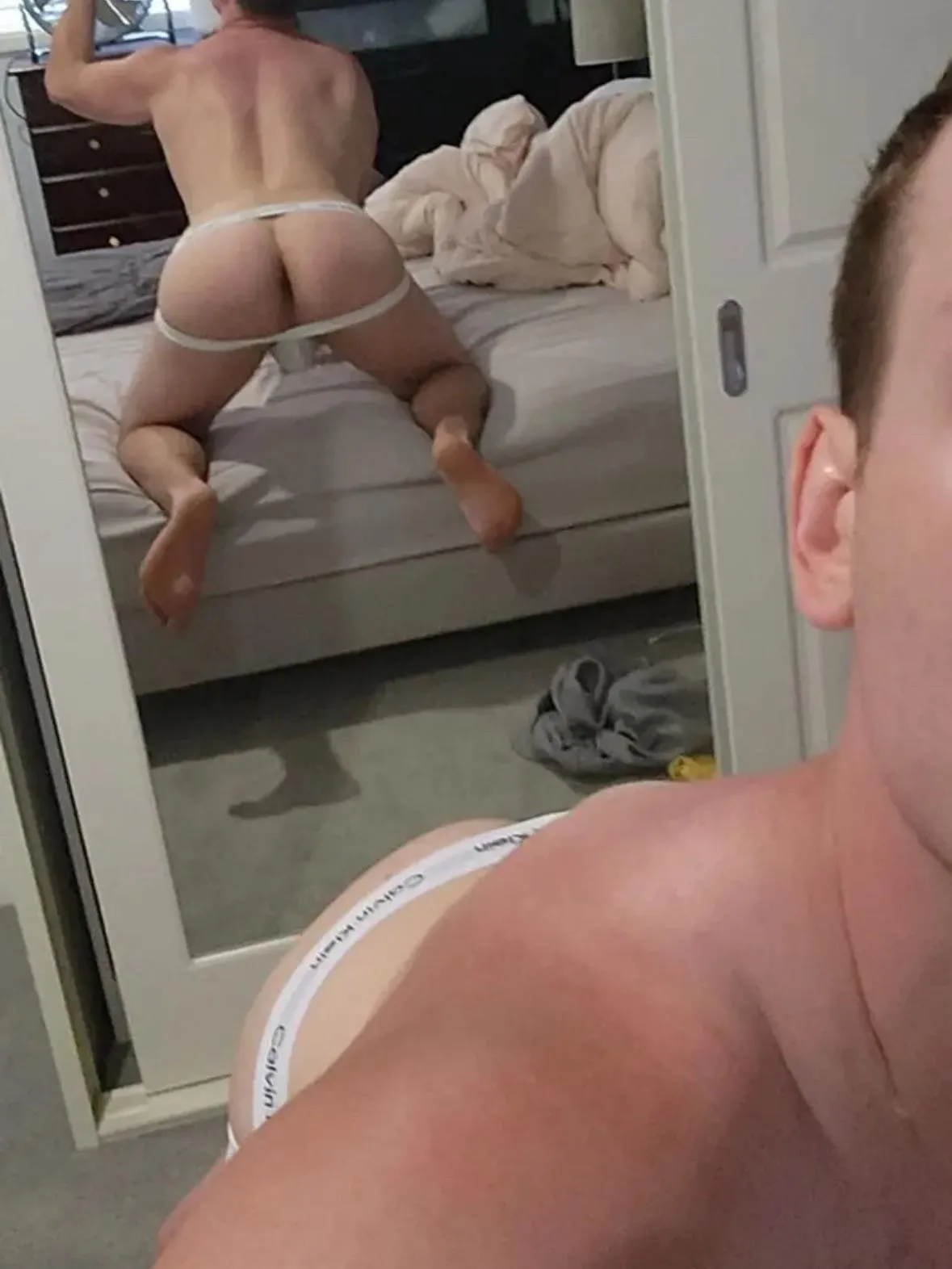 Rocking my jock after the gym