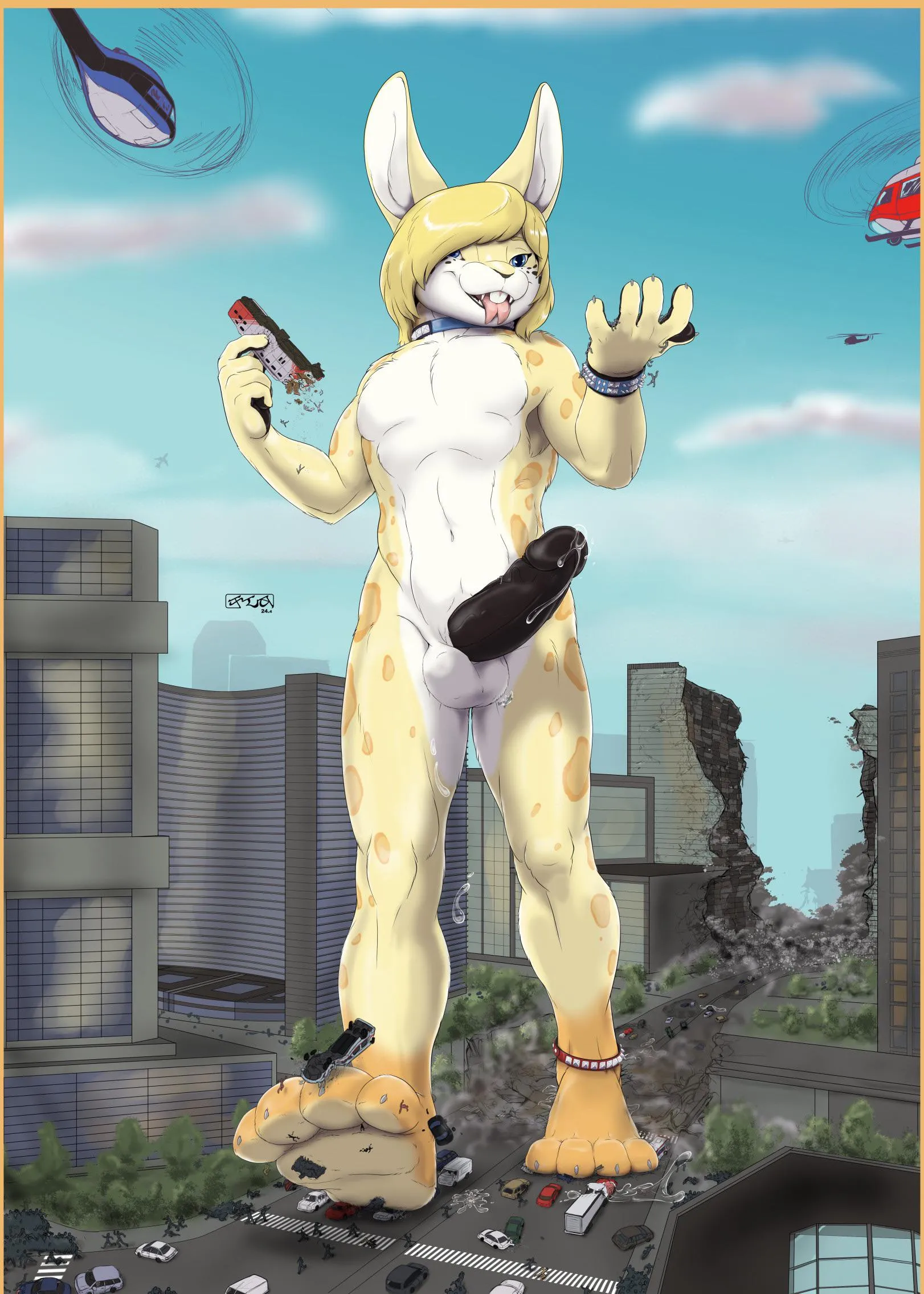 Sight seeing.  Artwork by cougr