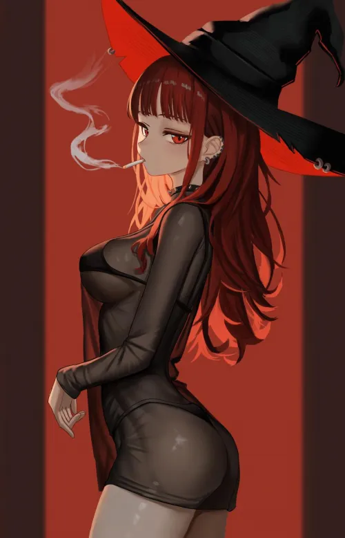Smoking Hot Witch [Original]