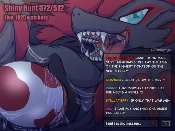 Streaming shiny hunt (suiro)