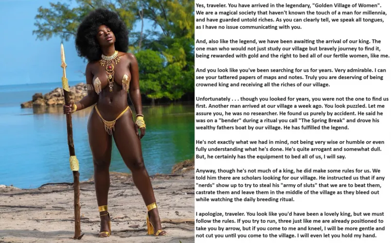 The Golden Village of Women [DeviantArt: LadyOfGifts - ImageFap: LilyOfGifts - both empty for now]