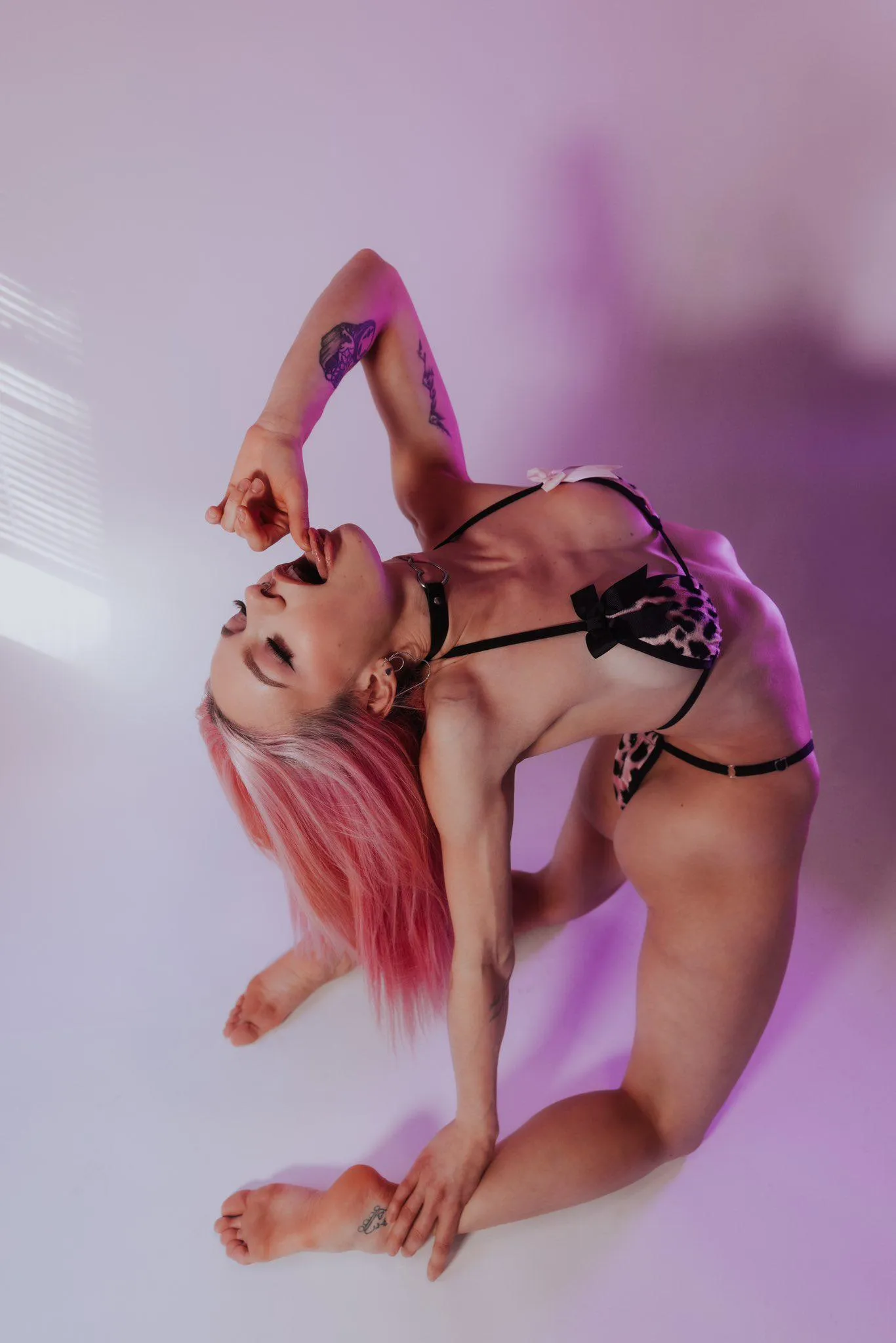 Wanna see how far Naomi can bend??? 🖤 2/2 [X/Twitter]