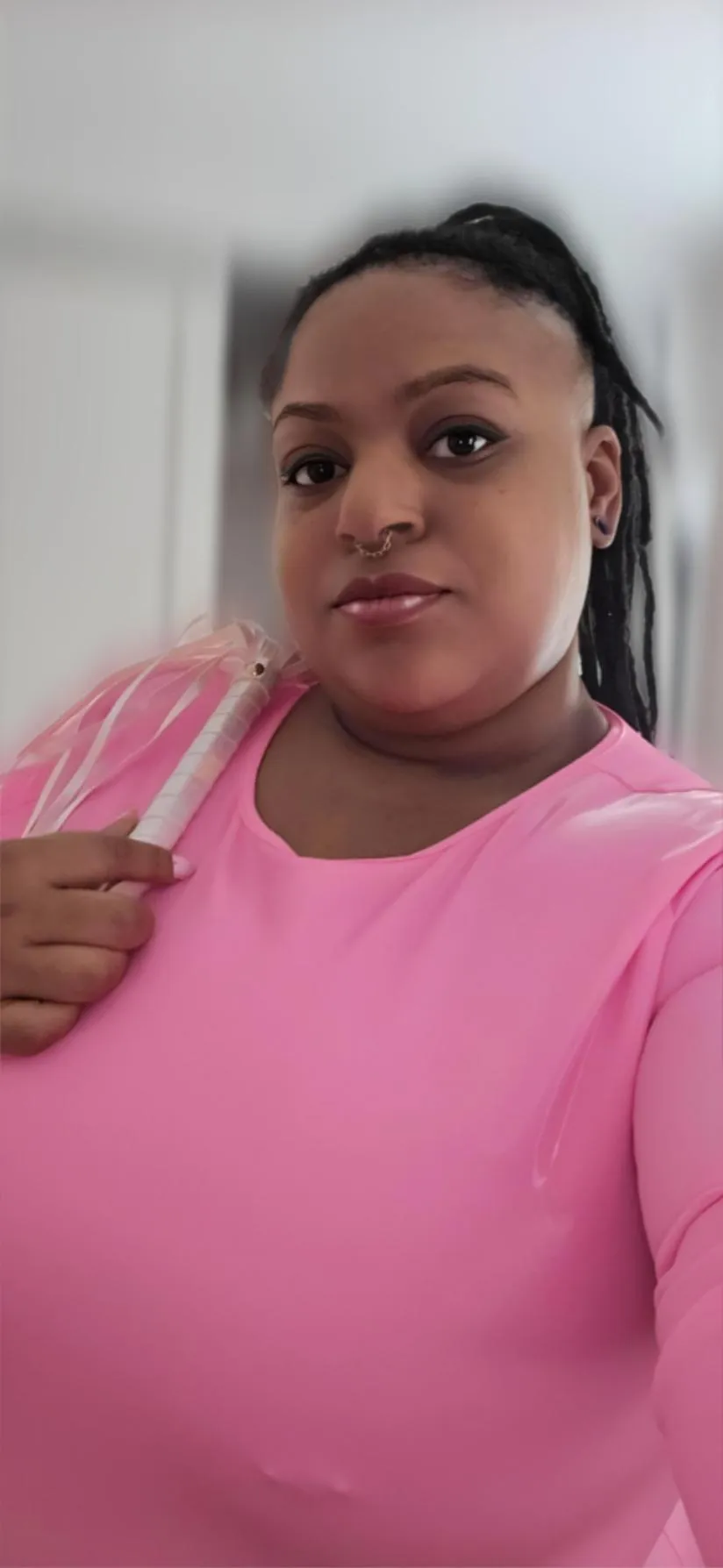 Who says dommes have to dress in black or red... I love color as much as I love humiliating weak bitch boys💗