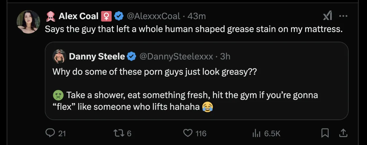 Alex Coal roasts Danny Steele