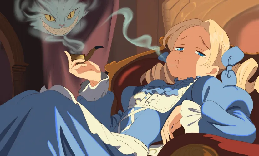 Alice in Wonderland by @MommysCarcass
