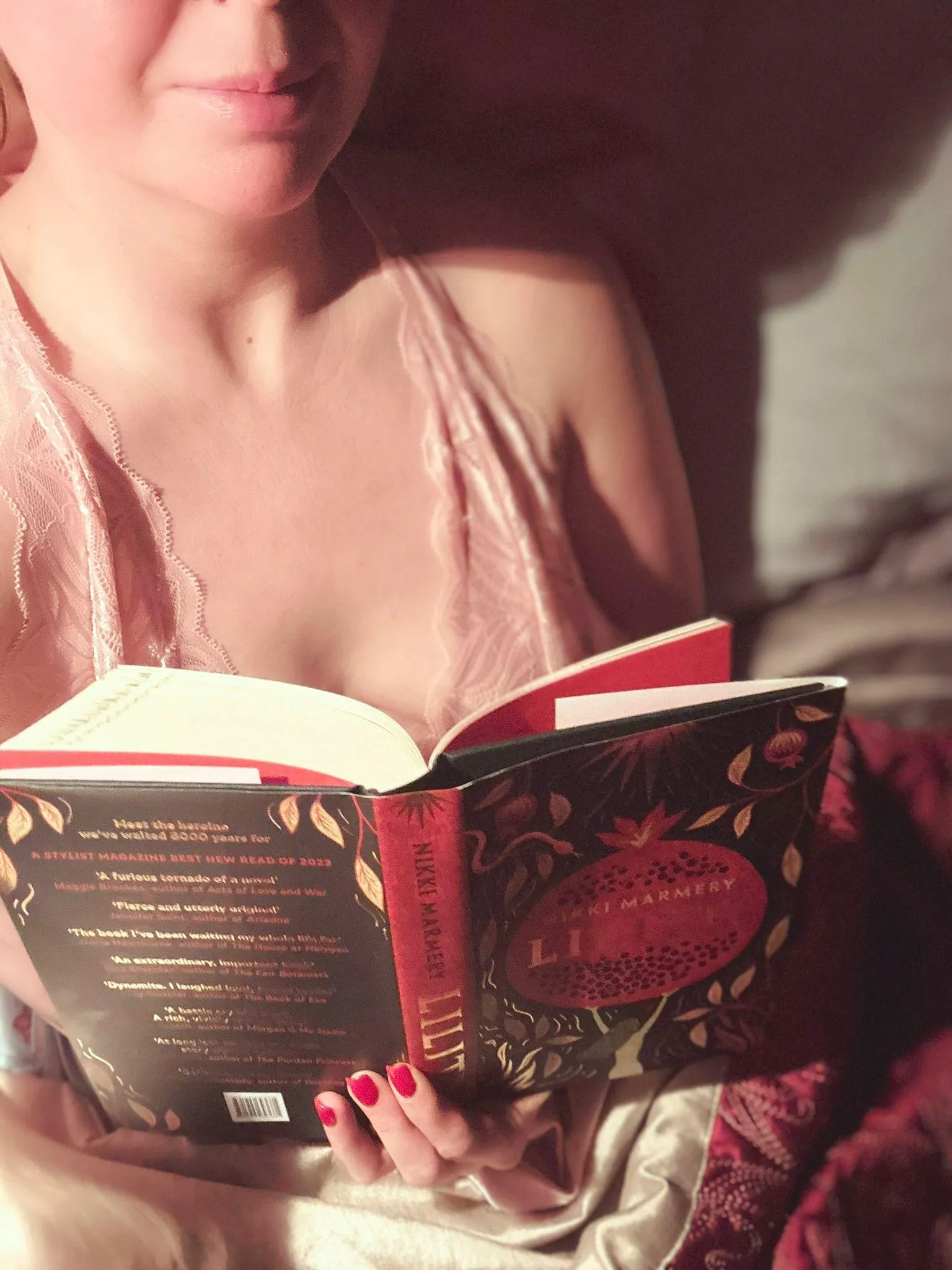 Curling up with Lilith, the heroine we have waited six thousand years for. So, you can wait until I finish a few more chapters until I turn my attention to you.