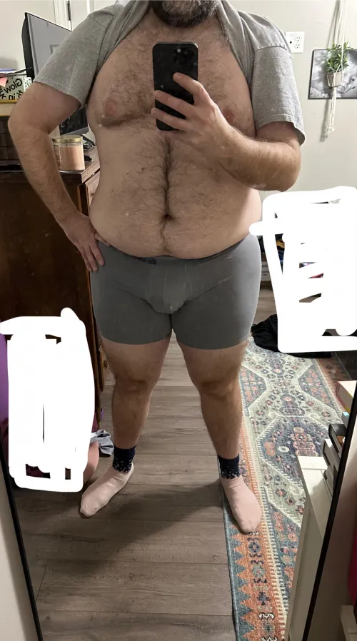 Daddy in socks in case that's your thing. (45)