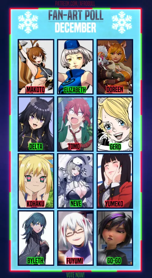 ❄️ DECEMBER 2024 POLL IS LIVE! Who's your pick? 👀