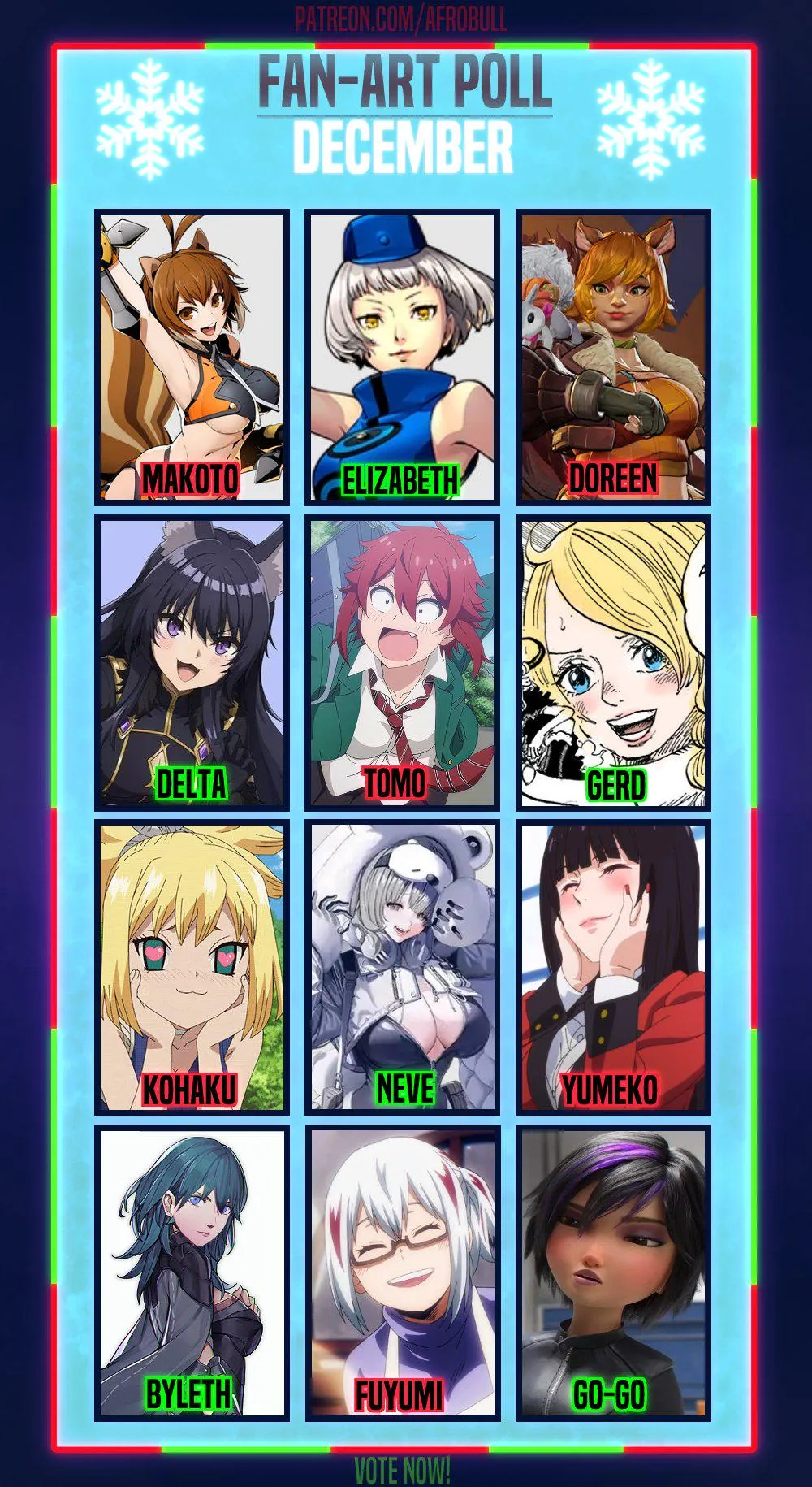 ❄️ DECEMBER 2024 POLL IS LIVE! Who's your pick? 👀