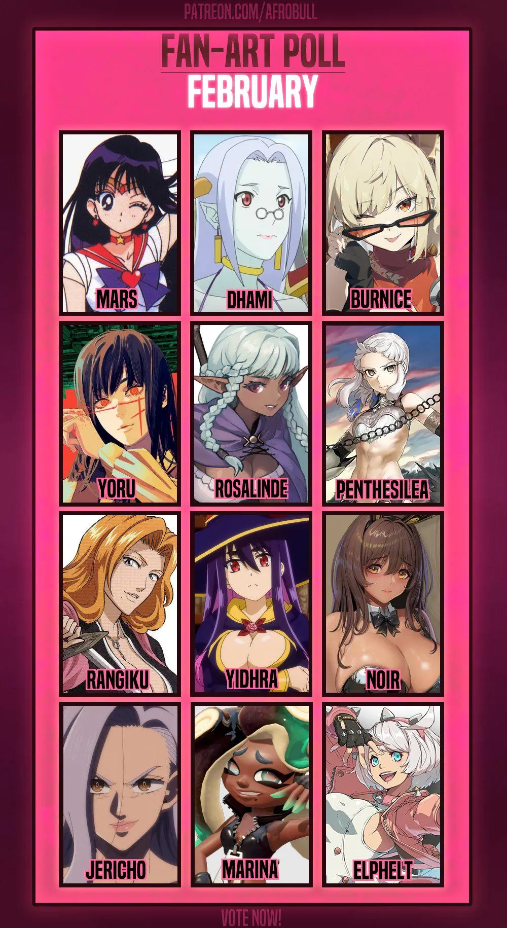 FEBRUARY 2025 POLL IS LIVE! Who's your pick? 👀