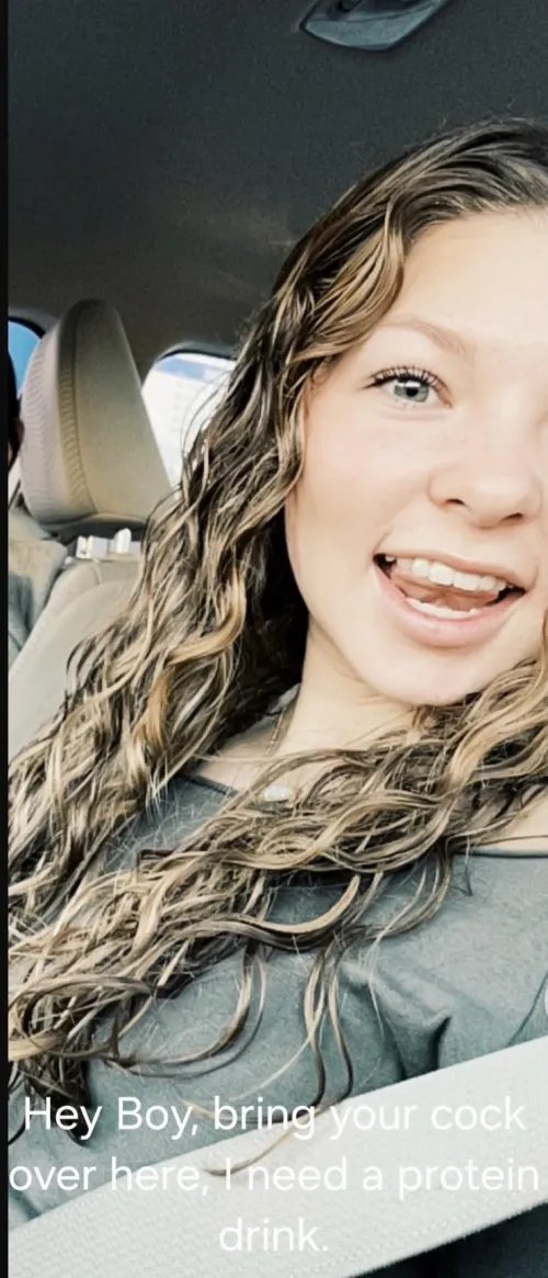 I need a protein shake after turning 18😘