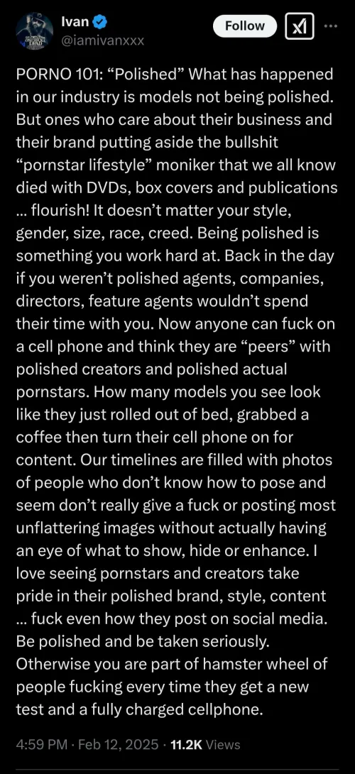 Ivan the director vents about amateurs