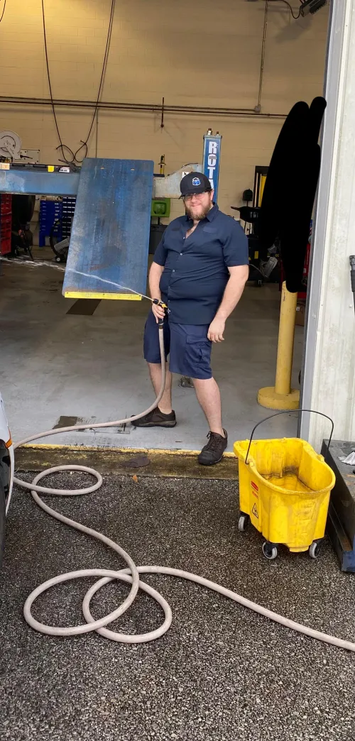 Me being silly and stupid at work