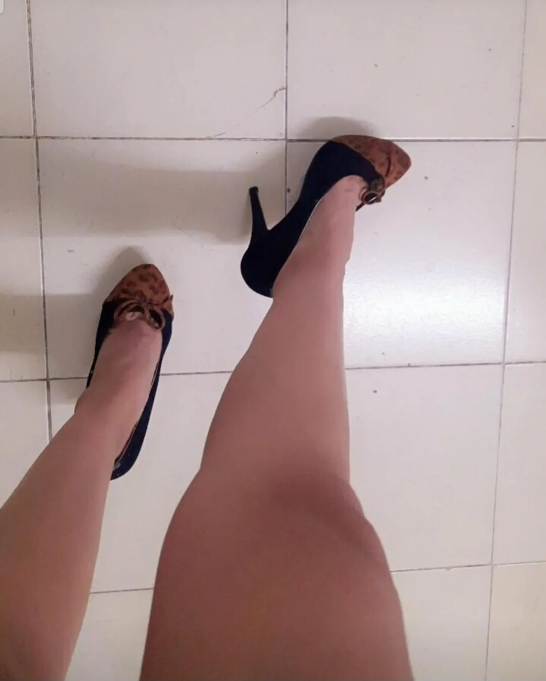 My only outfit is my stilettos