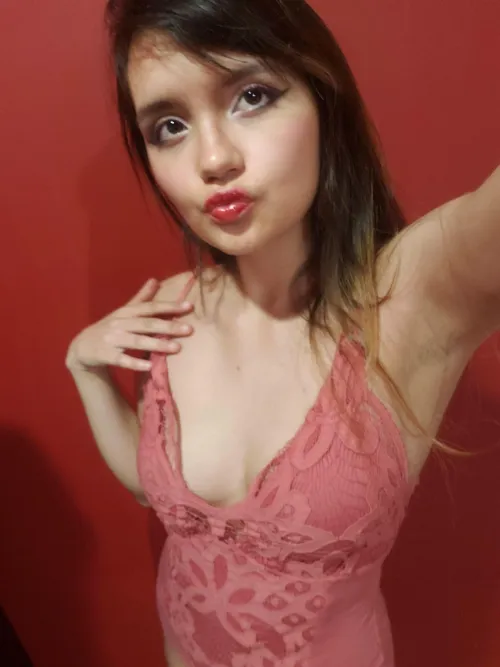 Pink lacy lingerie ☺