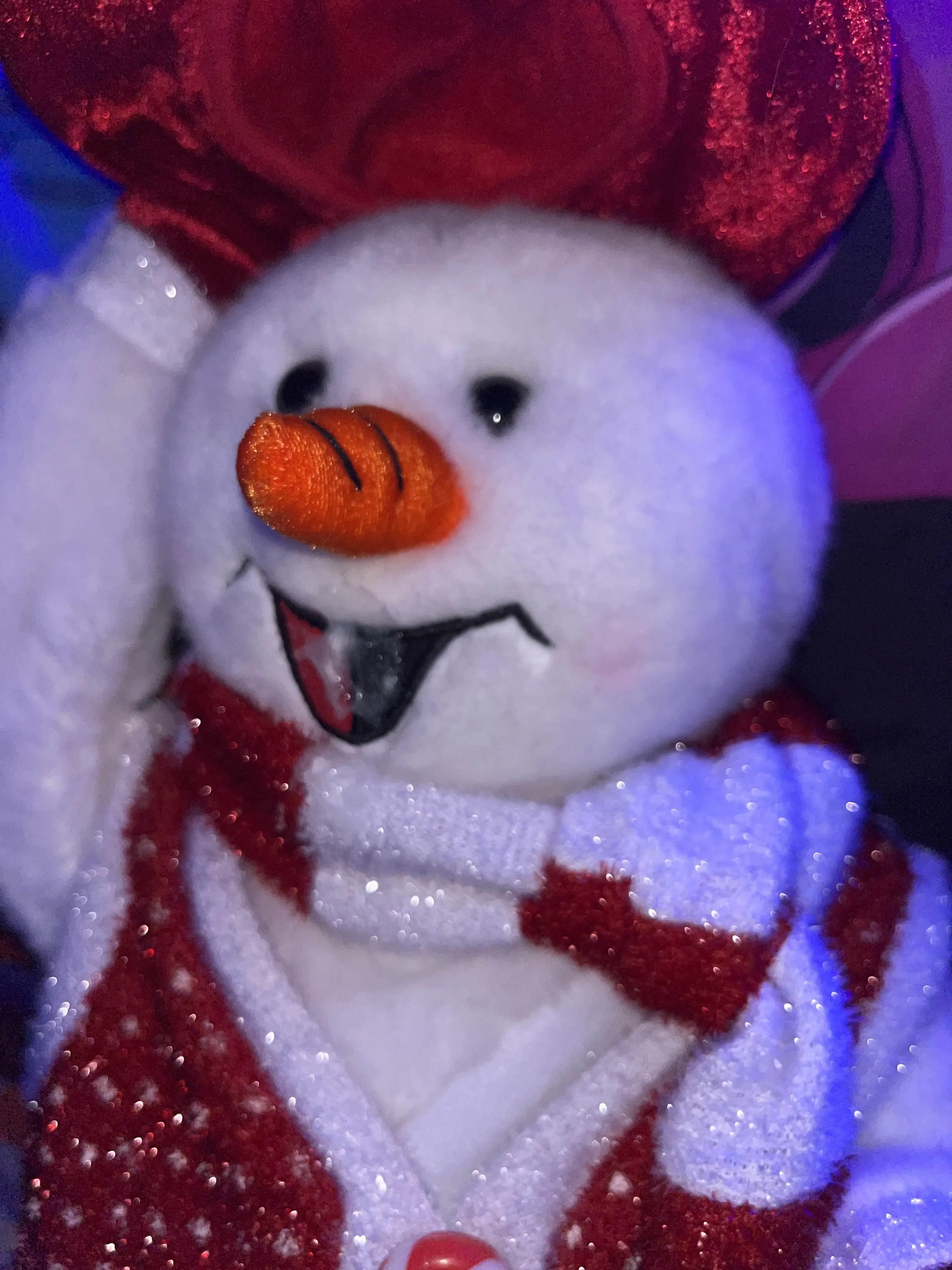 Red pep snowman cumshot