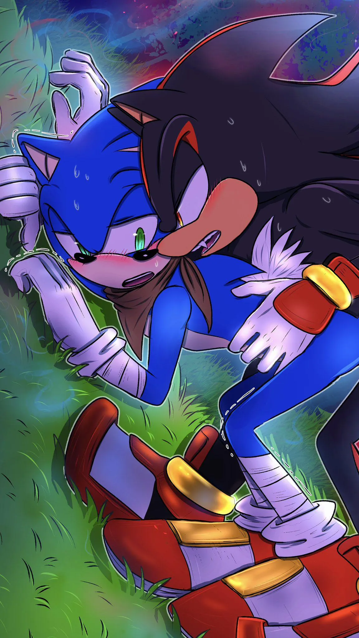 Shadow x Sonic Boom Gay Porn [MM] (@Sumju0)