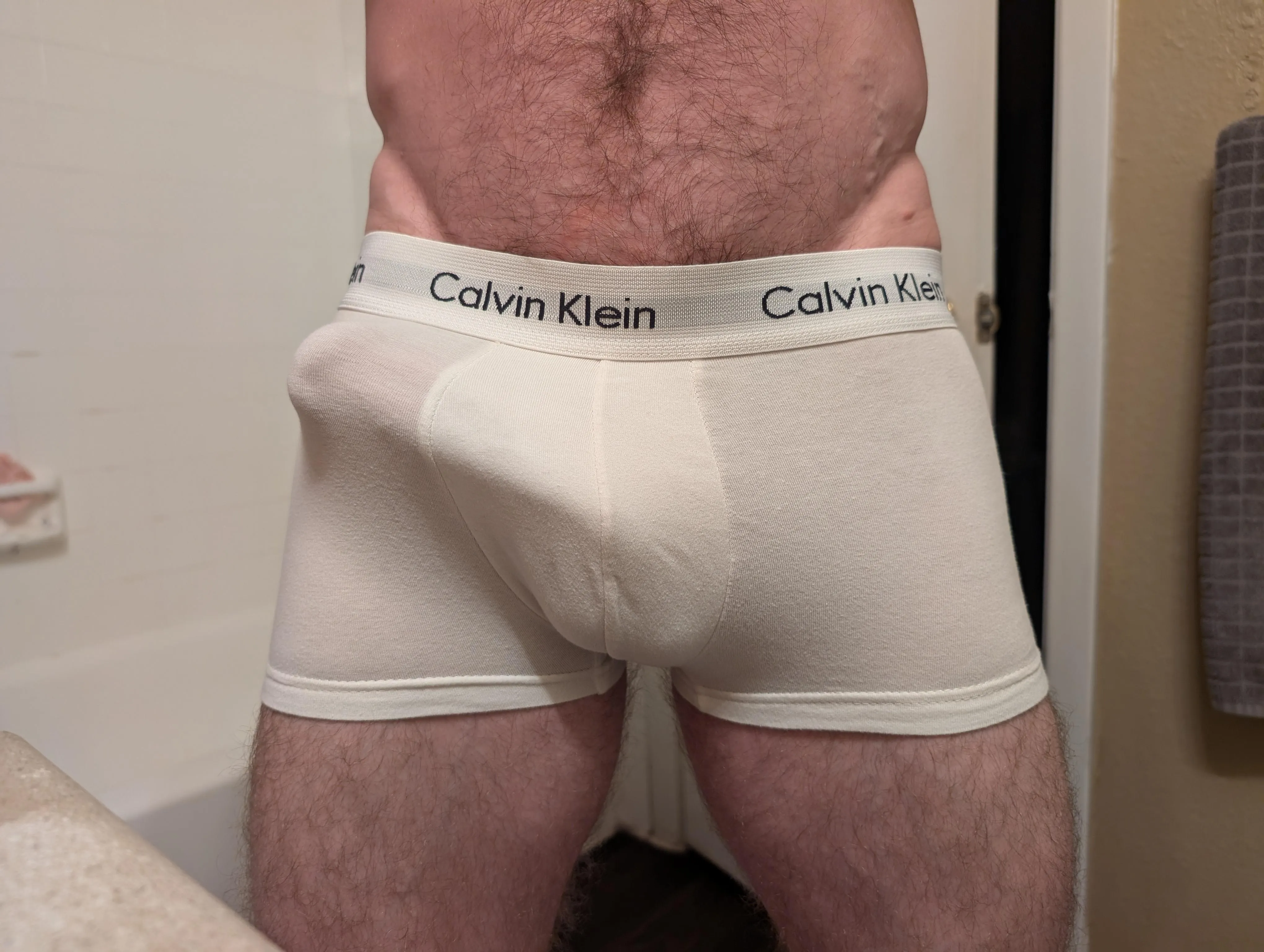 Showered, almost ready for bed