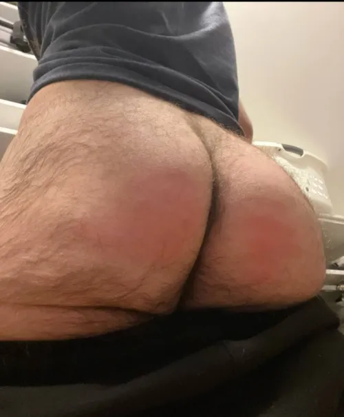 Skipped cardio this morning, so Miss caned my ass