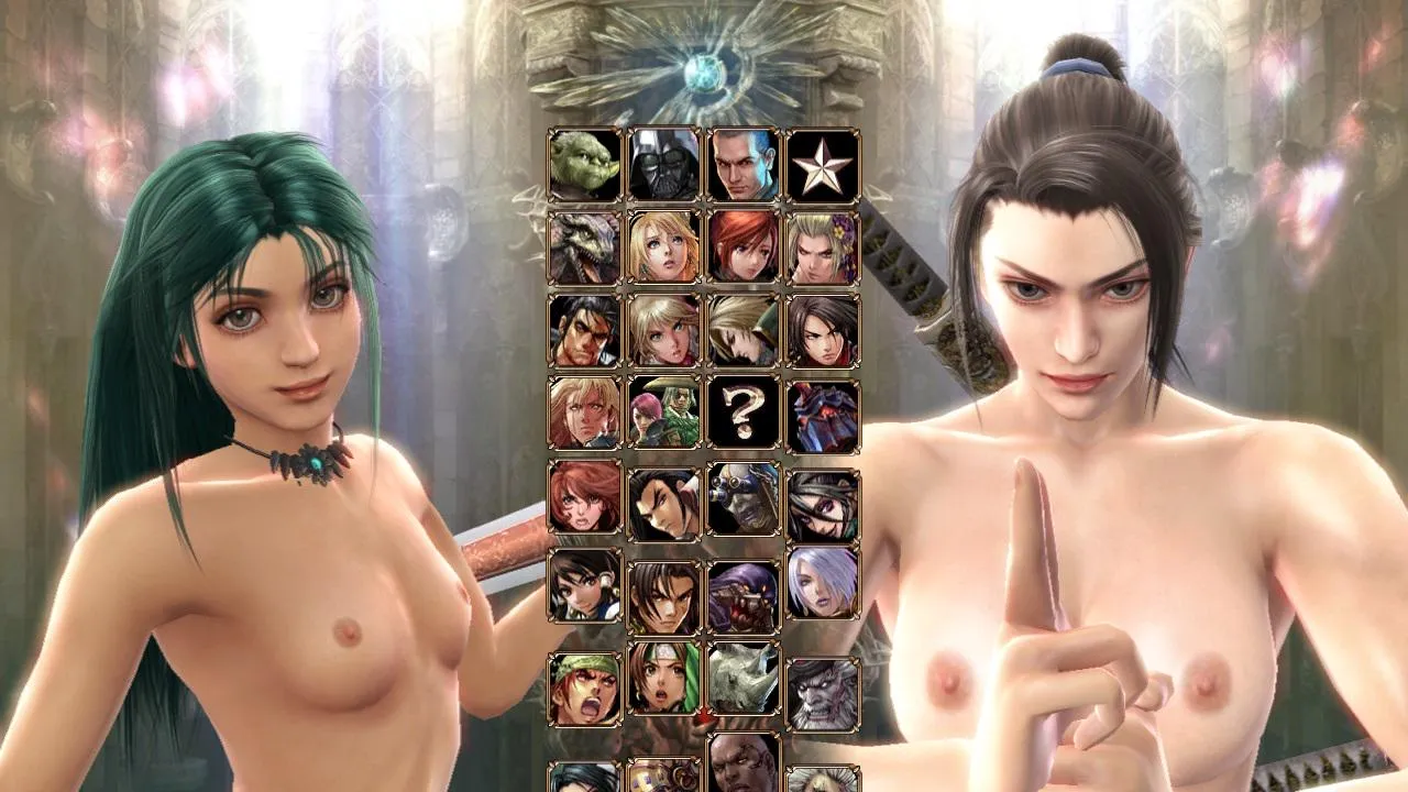 Talim and Taki - Breasts exposed - Nude edit screen mode