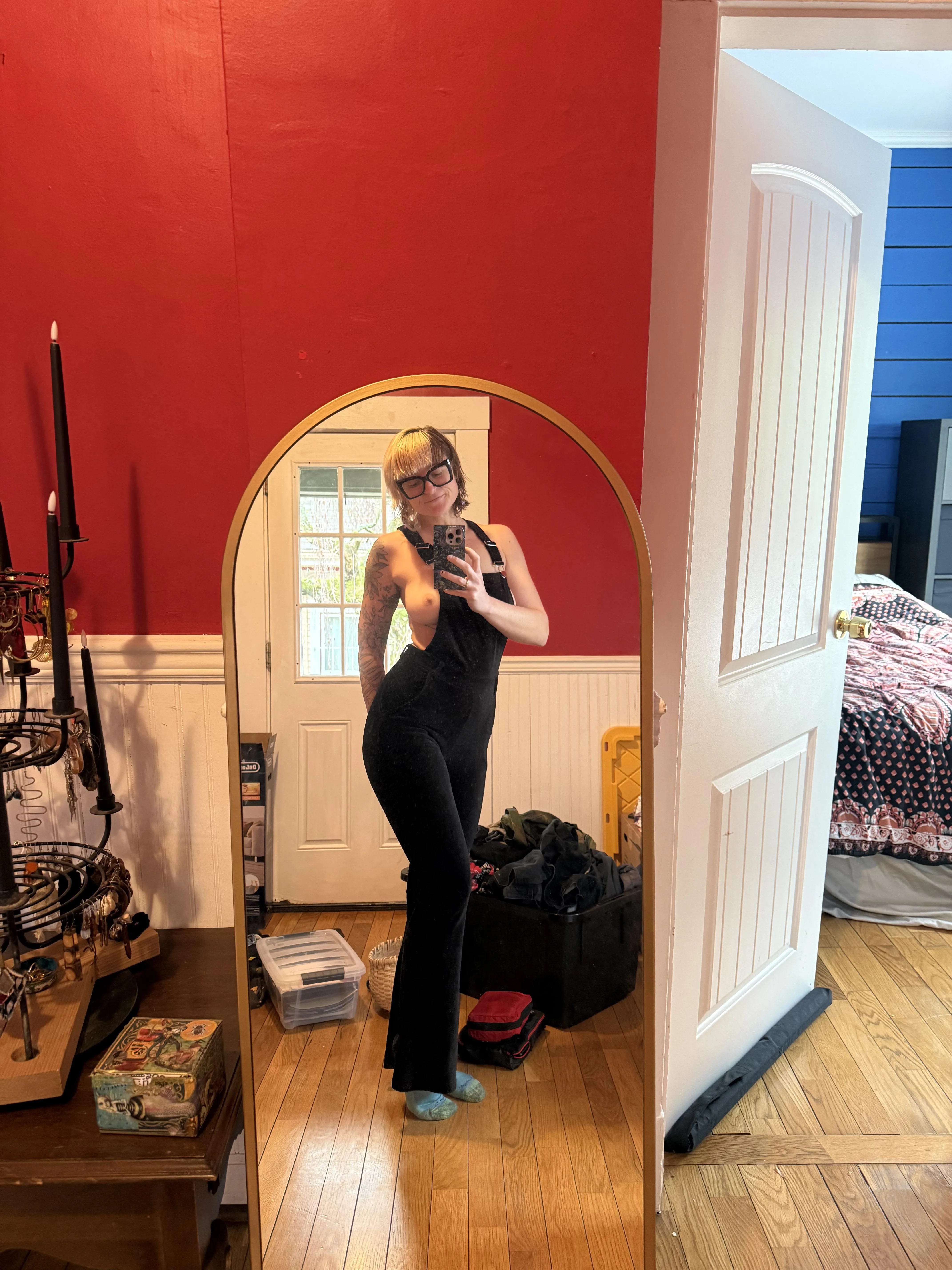 Tight and soft…just the way I like my overalls