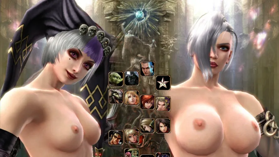Tira and Ivy ❤️ - Breasts exposed Nude edit/mods screen mode